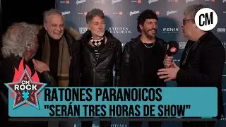Ratones Paranoicos: "Serán tres horas de show"
