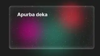 How to create neon glassy effect in figma | UI/UX designer tutorial 