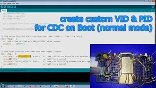 ESP32 Arduino Core: Create Custom USB VID & PID for CDC Serial VCP Class Device