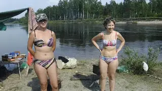 Семейный отдых с Мобибой на реке