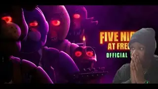 Reacting to The Five Night at Freddy's Movie Trailer