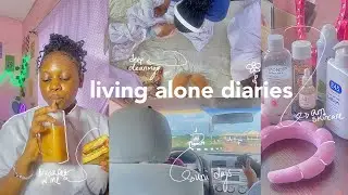 living alone diaries | life of a Nigerian girl | days in my life | aesthetic vlog