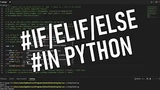 Conditional Statements if, elif, else in Python