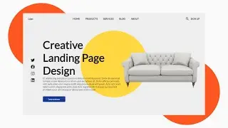 Build Creative Landing Page | Flutter Web | Flutter UI