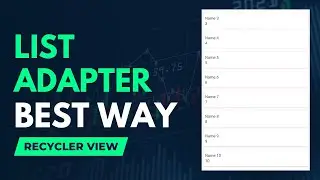 List Adapter Implementation In Kotlin | Best way | Say No To Simple Adapter