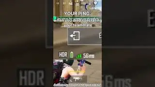 High ping gives me high blood pressure 🌡️😭 #bgmi #pubgmobile #gaming #mobilegame #pubg #funny #memes