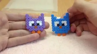Сова из термомозаики