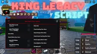 KING LEGACY SCRIPT - NO KEY | UPDATE 2024 | AUTO FARM | SEA KING & RAID | AUTO GHOST SHIP