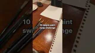 paint swap challenge #art #drawing #painting #artchallenge #acrylicpainting #artandcraft #viral