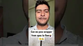 Can we pass wrapper from apex to Flow || Interview question 