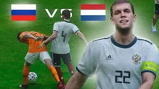 РОССИЯ vs НИДЕРЛАНДЫ - 1/8 ФИНАЛА ЕВРО 2020 - PES 2020