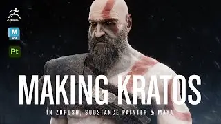 How I made Kratos in Zbrush
