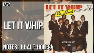 How to play Let It Whip by Dazz Band on Tin Whistle (Tutorial)