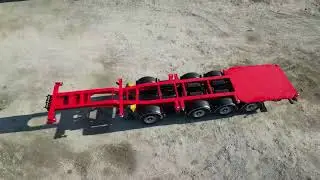 Полуприцеп контейнеровозный четырёхосный БЗАП 94554L (3+1)