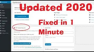 PHP Update Required - How to update PHP version in WordPress website 