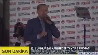 Cumhurbaşkanı Recep Tayyip Erdoğan Balkon Konuşması Full 10.08.2014