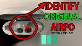 How to identify Original AirPod in 1 Minute | First Replica | iPhone