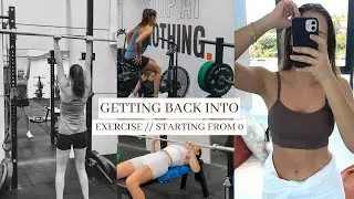 [VLOG] Getting back into Exercise // FITSTOP Australia Challenge