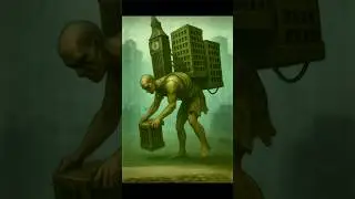 The Price of Progress? 💰⏳ Modern Slavery in Disguise #dystopian #dystopianart