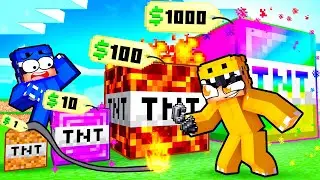 Minecraft But we can buy OP ELEMENTAL TNT!
