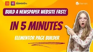 Elementor Tutorial for Beginners: How to Build a News Website in 5 Minutes! #elementor #wordpress
