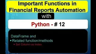 How to set column as row index in Pandas DataFrame