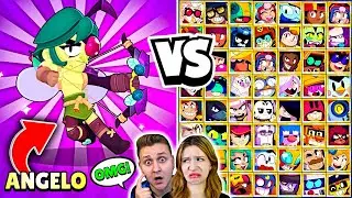 ANGELO jest ZBYT MOCNY?!😨 (NOWY ZADYMIARZ vs WSZYSTKIE 77 POSTACIE!) WIELKI TEST⭐ Brawl Stars