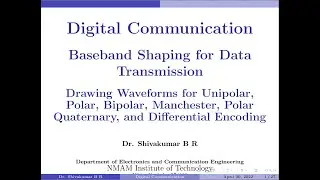Baseband Shaping: Drawing Waveforms for Line Codes