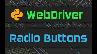 Advanced Webdriver - Radio Buttons
