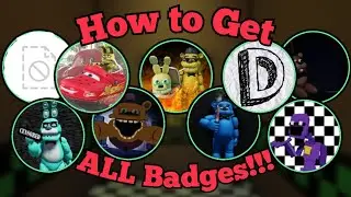 How to Get ALL Badges!!! | FNAF MEME RP | Roblox