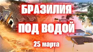 В Бразилии потоки воды сносят дома! Города ушли под воду по крыши