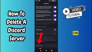 How to Delete a Discord Server on Mobile in SECONDS (Tutorial)