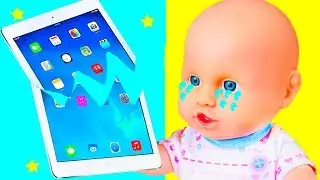 Куклы Пупсики Артёмка и Амелия Планшетик