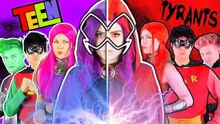 EVIL TEEN TITANS Akumatized into the TEEN TYRANTS! | RAVEN, STARFIRE, ROBIN, BEAST BOY