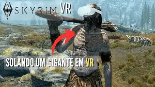 Matando gigante com guerreiro - Skyrim