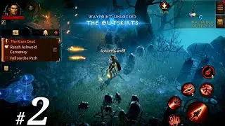 Diablo Immortal Walkthrough Gameplay Part 2 - Ashwold Cemetery (iOS, Android)