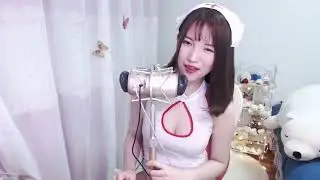 (19 asmr) 간호사코스프레 이어이팅, 신음소리 ASMR