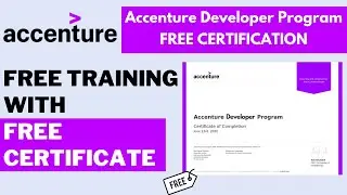 Accenture Developer Program with Free Certification | Accenture Free Training