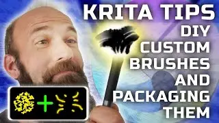 Krita Tips - DIY Custom Brushes And Packaging Tricks