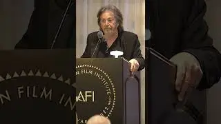 Al Pacino addresses the crowd at AFI AWARDS 2022