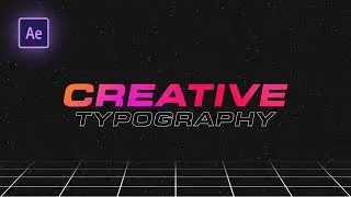 Space Typography Animation in After Effects - After Effects Tutorial - Text Animation