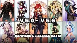Natlan Version 5.0 - Version 5.6 Character Lineup, Pyro Archon & Columbina Banner | Genshin Impact
