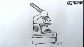 Как нарисовать микроскоп
