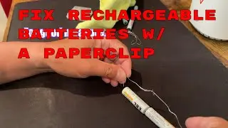 This Video Will Show You How To Fix A Rechargeable Battery That Won't Charge With A Smart Charger.