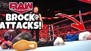 BROCK LESNAR ATTACKS REY MYSTERIO & DOMINIC! WWE RAW 09/30/2019