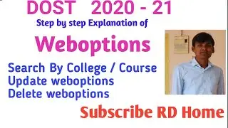 TS DOST 2020 Notification I DOST weboptions step by step explanation by Devender