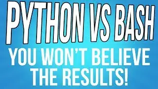 Python vs BASH - IO Performance