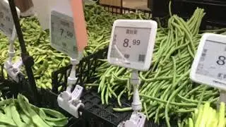 supermarket display shelf labels electronic price tag supplier