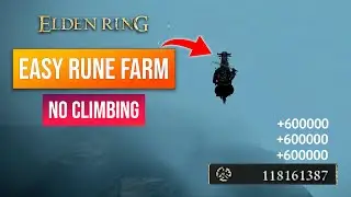 Elden Ring Rune Farm | Super Easy Rune Glitch! 600K Per Second!
