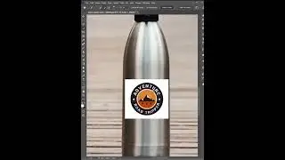 How to place logo on bottle #photoshop #tutorial #shorts